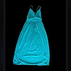 Vintage Gilead dress lingerie, size small, blue